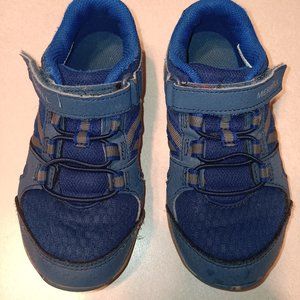 Merrell toddler size 11 blue hiking shoes